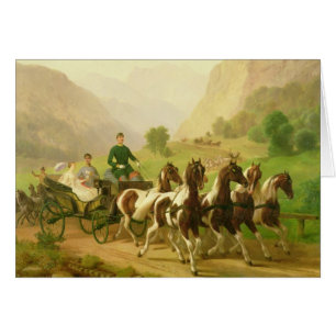 Cartão Imperador Franz Joseph mim de Áustria