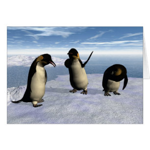 Cartão Imperador Penguins