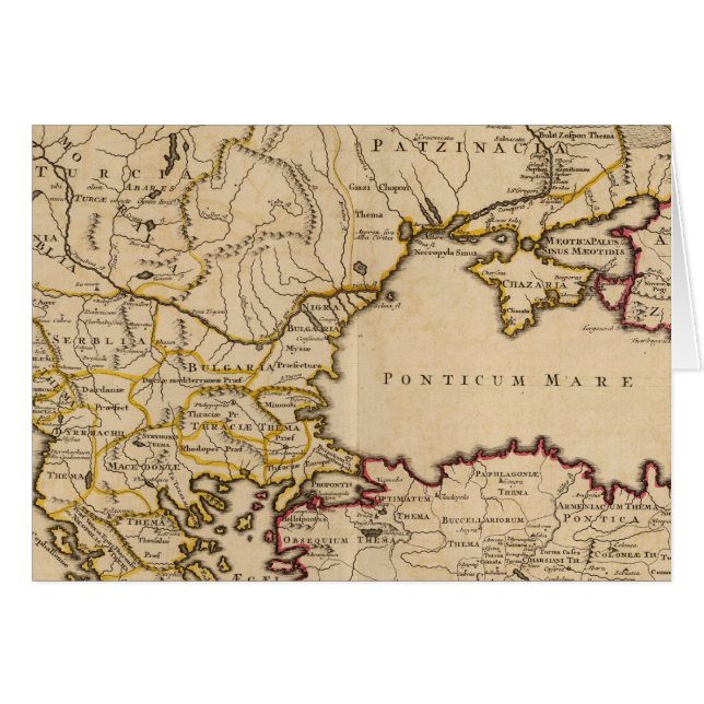 Cartão Império Bizantino (Frente Horizontal)