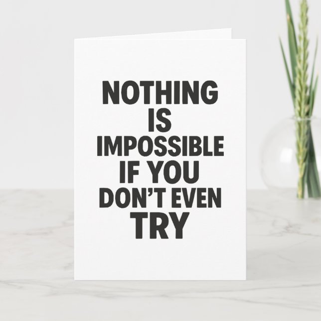 Cartão Impossível (Frente)