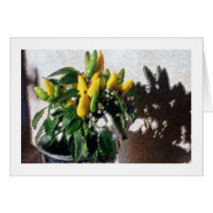 Cartão Impressão Amarelo e Sombra