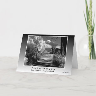 Cartão Impressão de prata - "Taos Mountain - Penetente Ro