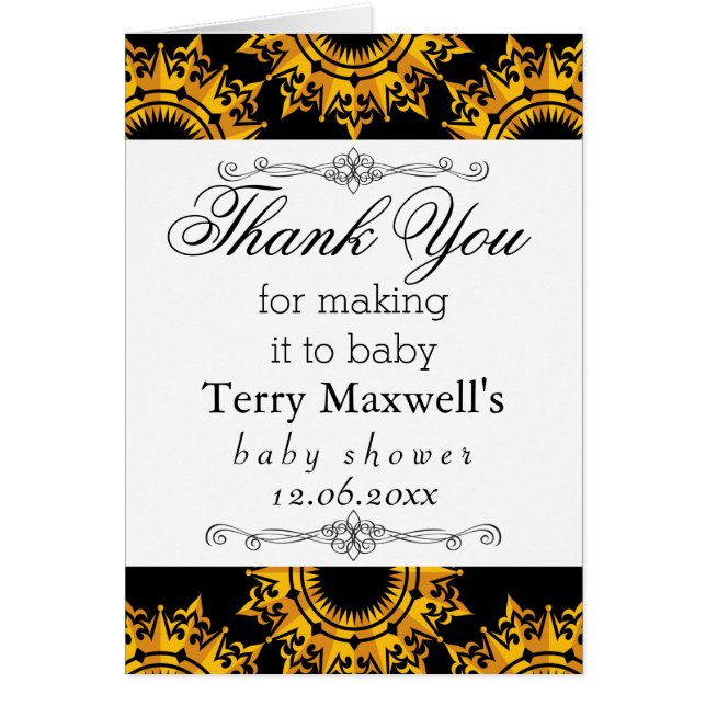 Cartão Impressão de Royalties Preto e Amarelo (Frente)