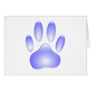 Cartão Impressão de Vidro Cachorro