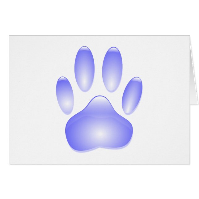 Cartão Impressão de Vidro Cachorro (Frente Horizontal)