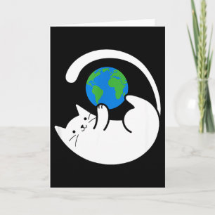 Cartão Impressão Gatos Controlam O Mundo