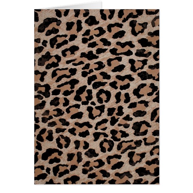 Cartão impressão-leopardo-de-chita (Frente)