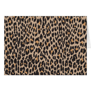Cartão Impressão Leopardo, Manchas Leopardo, Leopardo Cas