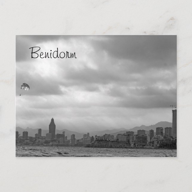 cartão impressionante de benidorm (Frente)