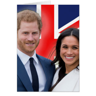 Cartão Impressionante! Prince Harry e Meghan Markle
