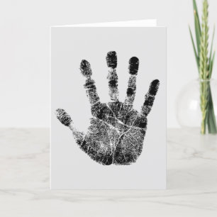 Cartão Impressões Dedos Falando Canyons, Novo México