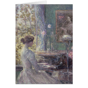 Cartão Improvisação por Frederick Childe Hassam
