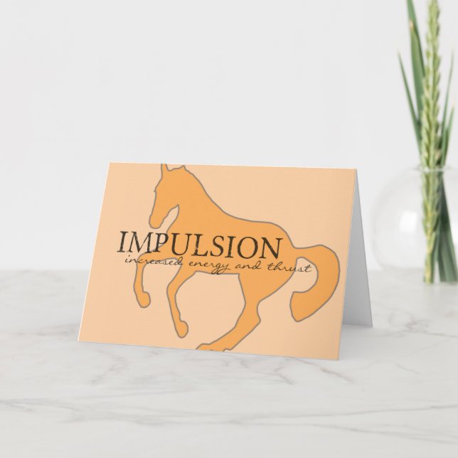 Cartão IMPULSION 5x7 GREETING CARD (Frente)