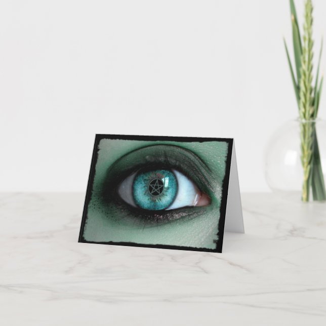 Cartão In A Witches Eye Note Card (Frente)
