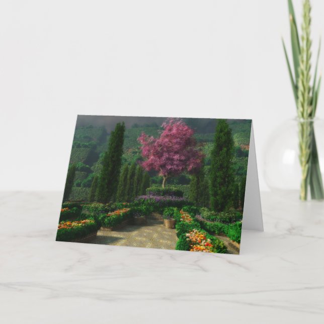 Cartão In Full Bloom Greeting Card (Frente)