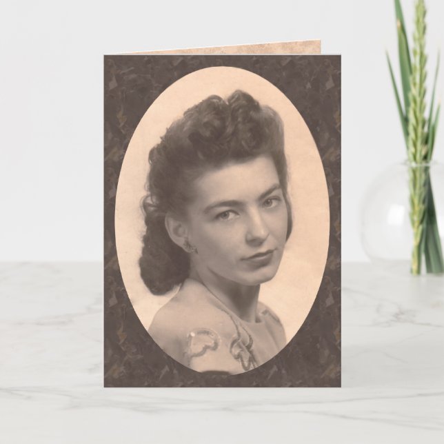 Cartão In Memory of Mother (Frente)