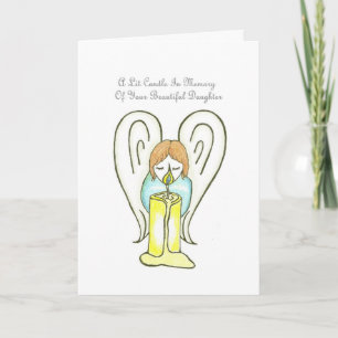 Cartão In Memory Of Your Daughter On Mother's Day Card