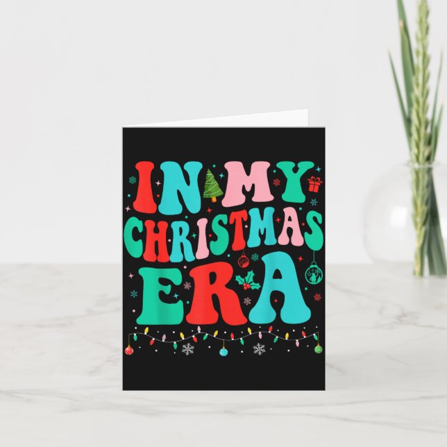 Cartão In My Christmas Era Xmas Family Matching Merry Chr (Frente)