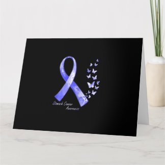 Cartão In November We Wear Periwinkle Ribbon Stomach Canc