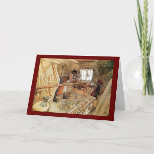 Cartão In the Carpenter Shop