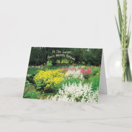 Cartão In This Garden-Thinking of You