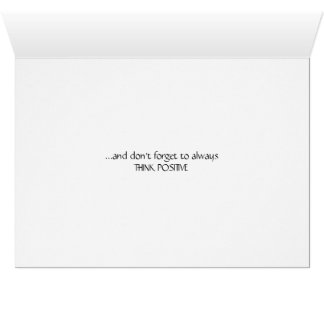 Cartão Inalar. Exalar. Repita. Pense positivo