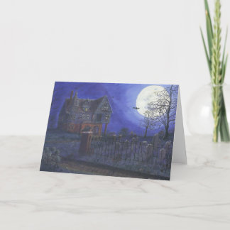 Cartão Incarcerated Haunted House Greeting Card