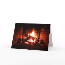 Incêndio na Lareira Queimando Brilhante