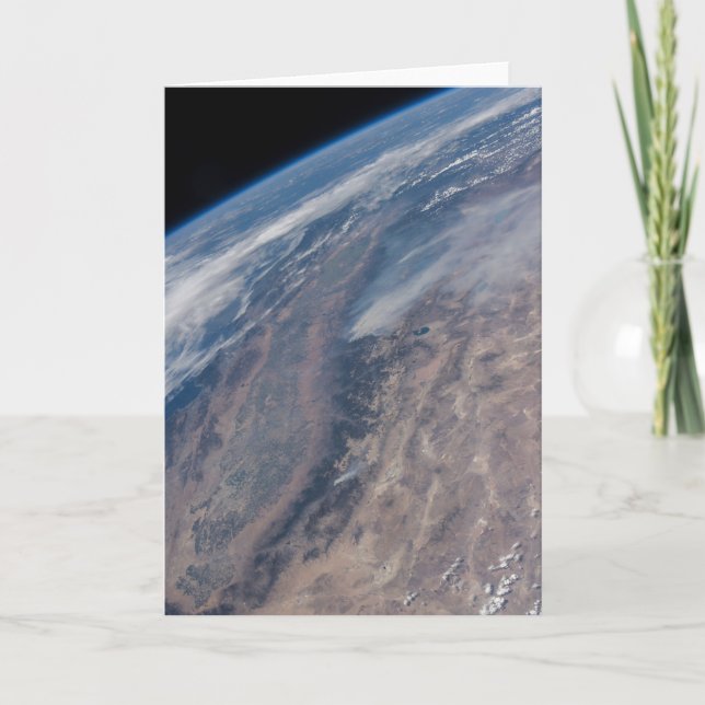 Cartão Incêndio No Parque Nacional De Yosemite E Na Flore (Frente)