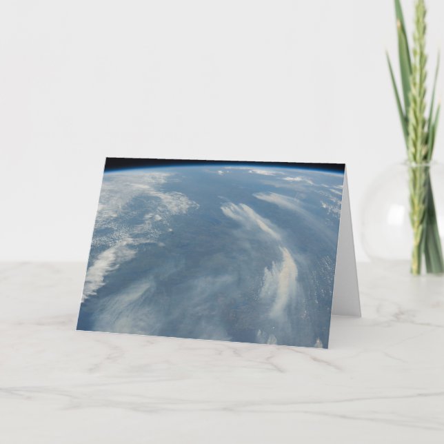 Cartão Incêndios No Sudeste De James Bay Em Quebec, Canad (Frente)