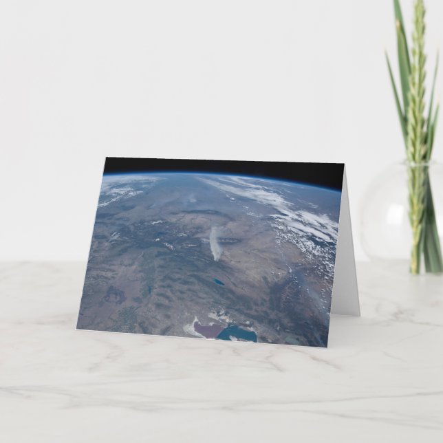 Cartão Incêndios Selvagens Nos Eua Ocidental E Sudoeste. (Frente)