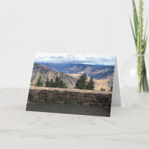 Cartão Inclina o Canyon Ccenic Byway, OR