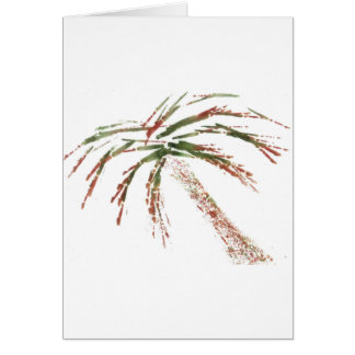 Cartão Inclinando a palma