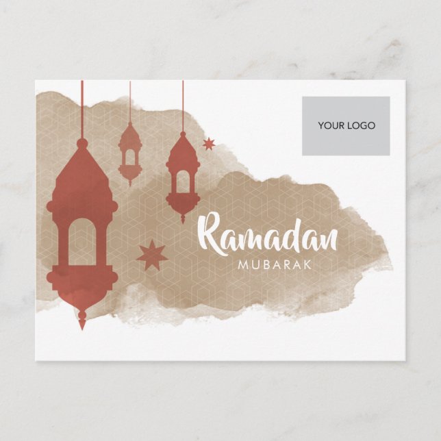 Cartão incorporado de Ramadan (Frente)