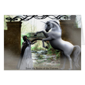 Cartão Incorpore o reino do unicórnio