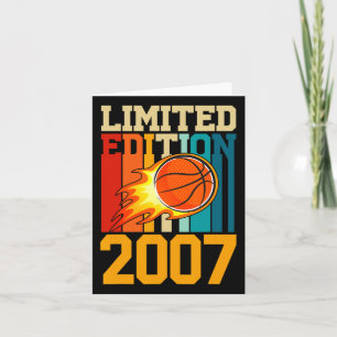 Cartão Incrível Desde 2007, Birthday Basball Limited Edi