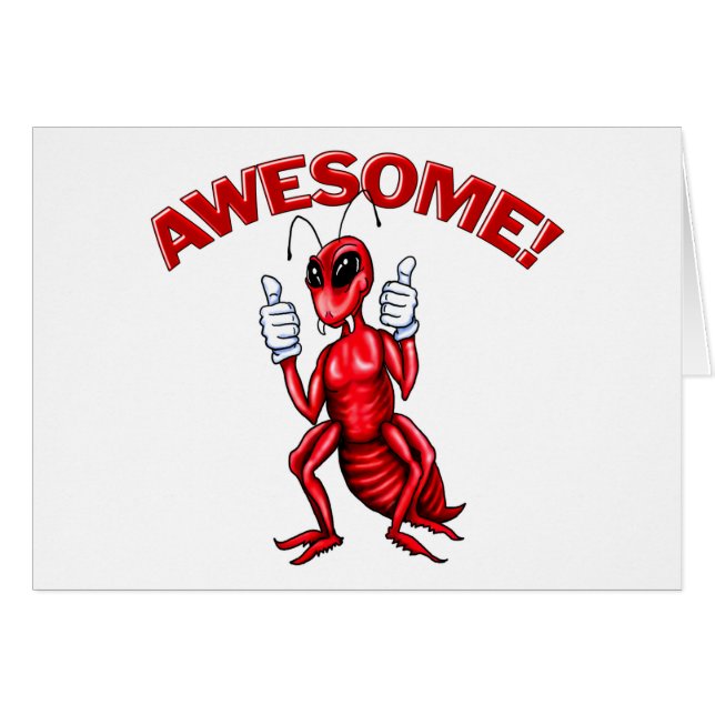 Cartão Incrível Formiga (Frente Horizontal)