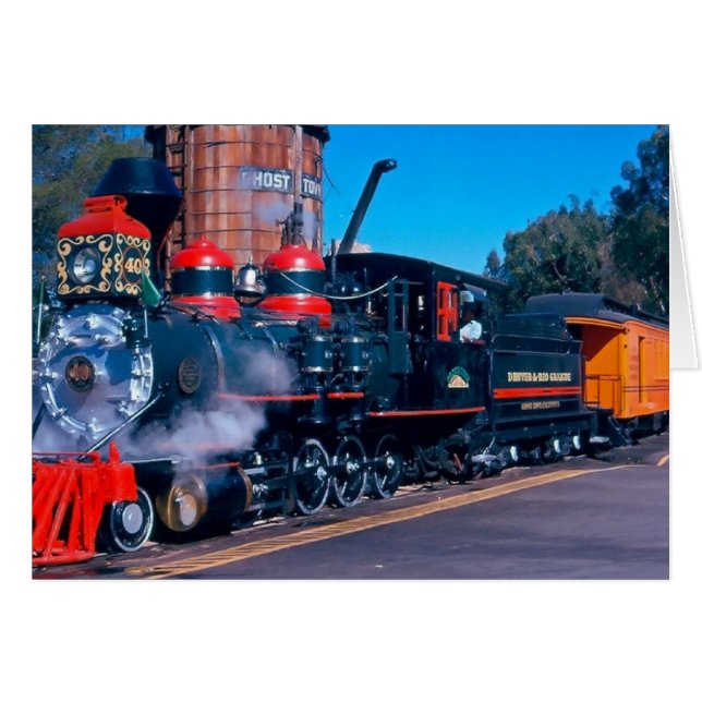 Cartão Incrível placa de Vazio do comboio (Frente Horizontal)