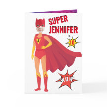 Incrível Super Herói Aniversário Gift Incrível