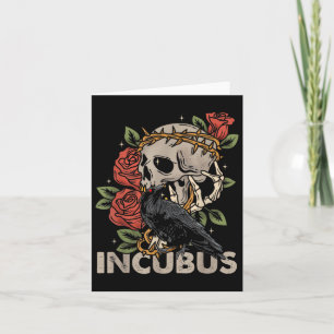 Cartão Incubus Crow Esquerdo Folheto Esquerdo Frota Hallo