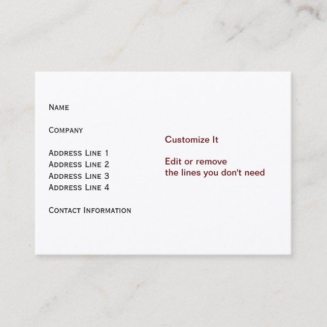 Cartão indestrutível (Frente)