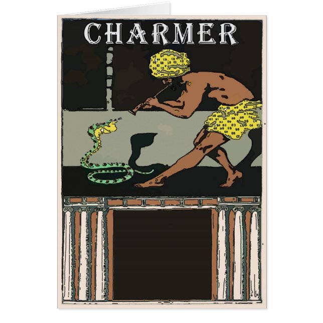 Cartão Índia, Cobra Charmer (Frente)