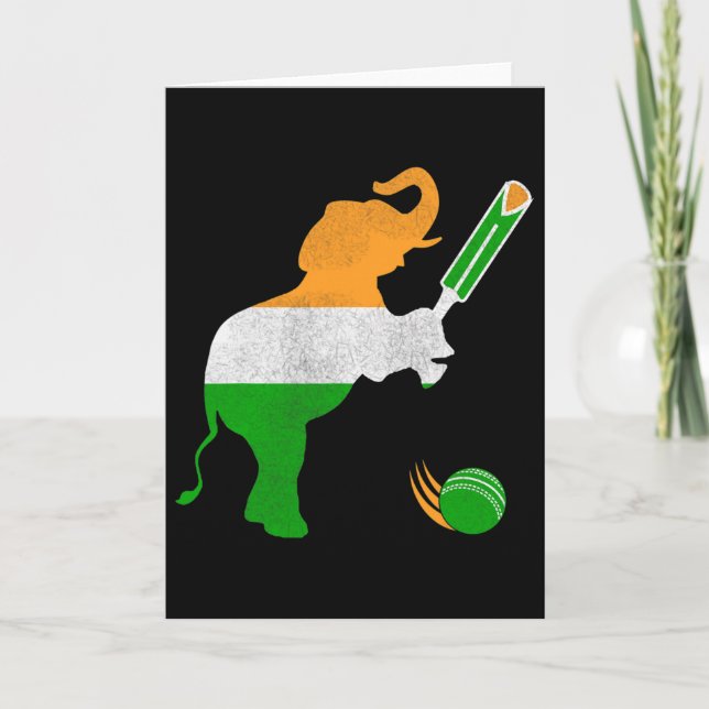 Cartão India Cricket 1  (Frente)
