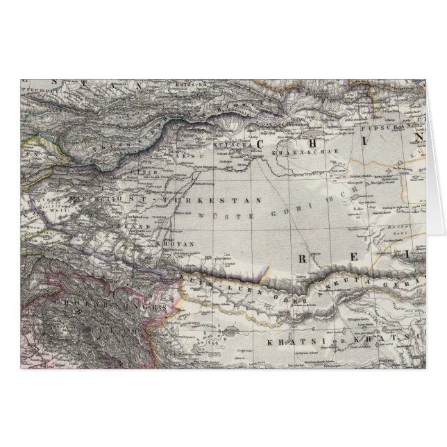 Cartão Índia e China (Frente Horizontal)