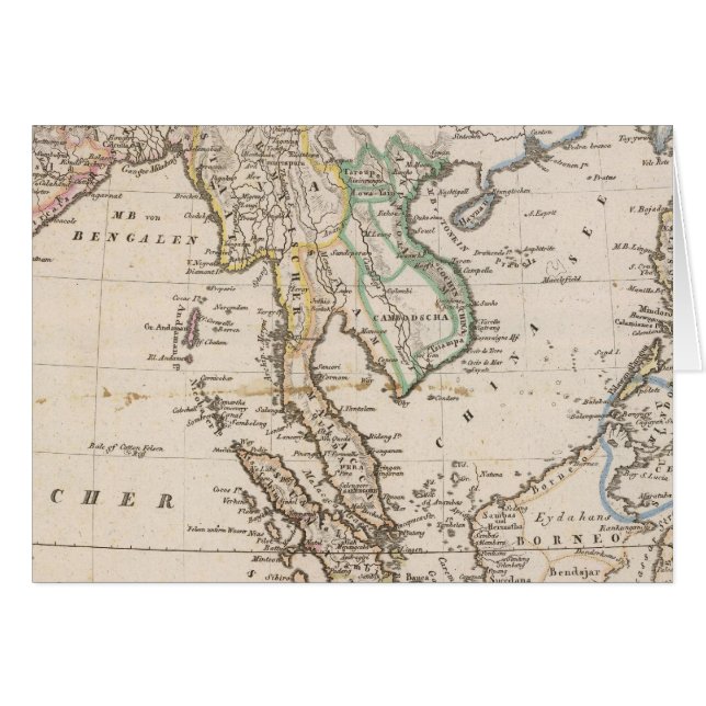 Cartão Índia Oriental 2 (Frente Horizontal)