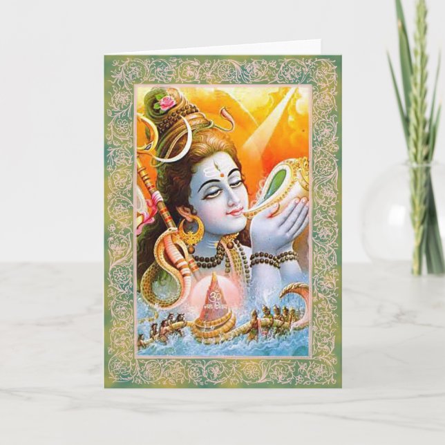 Cartão Indian Gods/Lord Shiva - Greeting Card (Frente)