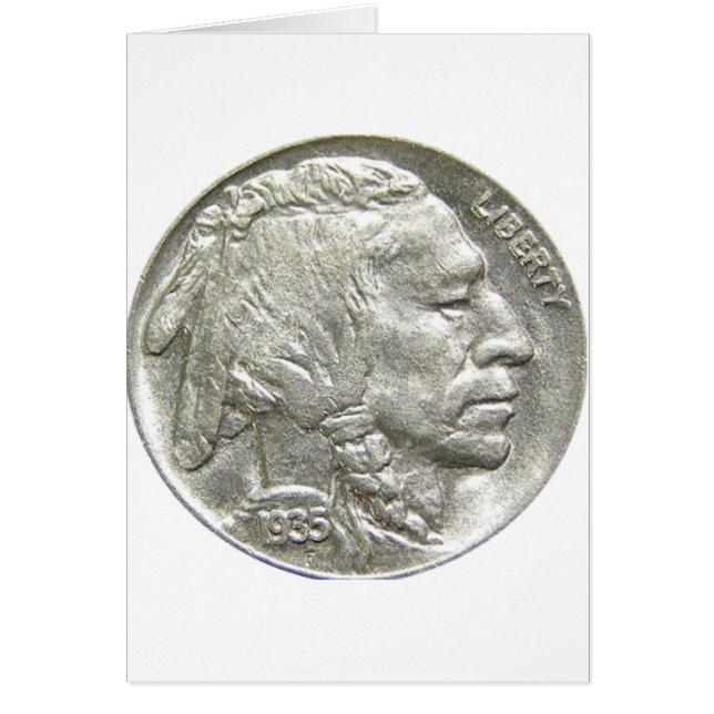 CARTÃO INDIAN HEAD NICKEL (Frente)