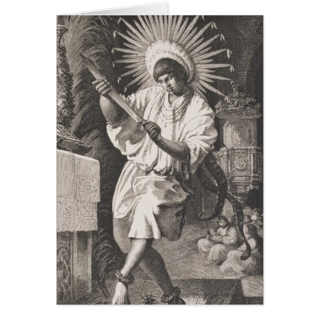 Cartão Indiano de Mojos (Frente)