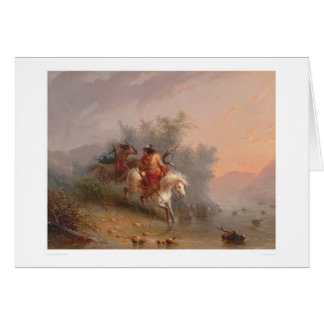 Cartão Indianos do Shoshoni (1069A)