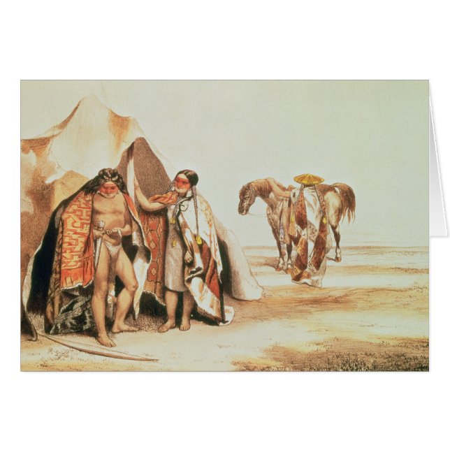 Cartão Indianos Patagonian (Frente Horizontal)